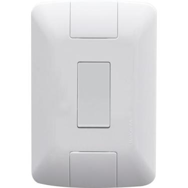 Imagem de Conjunto 4x2 com 1 Interruptor Paralelo Tramontina Aria  6 A 250 V Bra