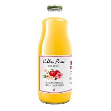 Imagem de Suco de Maçã com Hibisco, Canela e Gengibre Sem Açúcar Villa Piva 1L