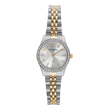 Imagem de Relogio Mondaine Feminino Ref: 32803lpmvbe2 Clássico Bicolor