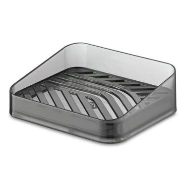 Imagem de Saboneteira Slim de Lavabo Pia Translúcida Base Removível - Uz