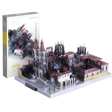 Imagem de Microworld Metal Model Kits, Architecture3D Metal Puzzle, Challenge 3D Puzzle for Adults, DIY Brain Teaser Assembly Puzzle- Sagrada Familia Cathedral