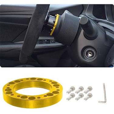 Imagem de Middrivr Adaptador de cubo de volante, espaçadores de cubo de roda, liga de alumínio de 12 mm, espaçador adaptador PCD de cubo de volante, acessórios de carro, adaptadores de roda espaçadores para