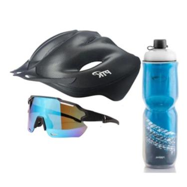 Imagem de Capacete para Ciclismo Garrafa Térmica e Óculos Esporte - A.R Variedad