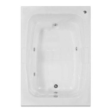 Imagem de Banheira Dupla Caledonia com hidro em acrílico - Só Banheiras, 1,70x1,