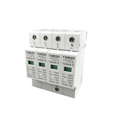 Imagem de Dps Dispositivo Protetor De Surtos Trifasico + Neutro 40ka - Tomzn