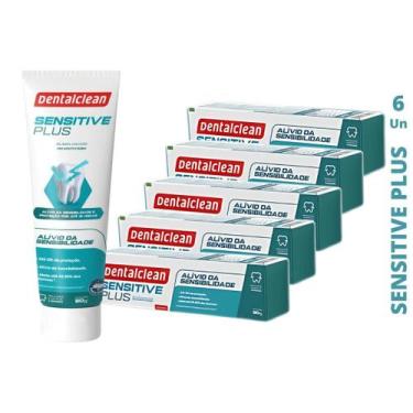 Imagem de Creme Dental Sensitive Plus  90g  DentalClean  6 unidades