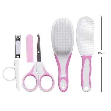 Imagem de Kit Cuidados E Higiene Bebê-pente,escova E Cortador De Unha - Buba, Ro