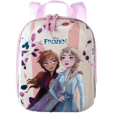 Imagem de Lancheira 3D Frozen Elsa E Anna Impermeável Infantil Escolar