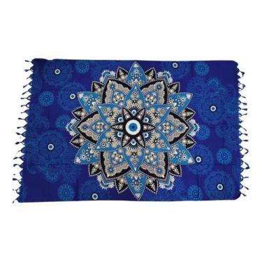 Imagem de Canga Praia Olho Grego Diversas Mandala Moda Verão Beach Polieter  - B