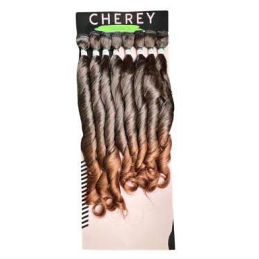 Imagem de Cabelo Bio Orgânico Liso Ondulado 80cm Natural Crimp 320g Cherey, T1B/