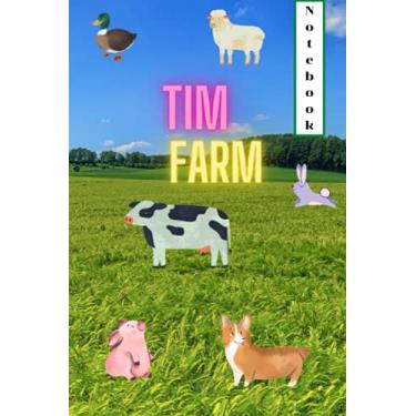 Imagem de Tim Farm: Notebook Journal Farm Animal Theme for Pet Lover Versatile for Note
