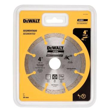 Imagem de Disco Diamantado 4" 105mm Segmentado DW47402BHP DeWalt - Unica Unico