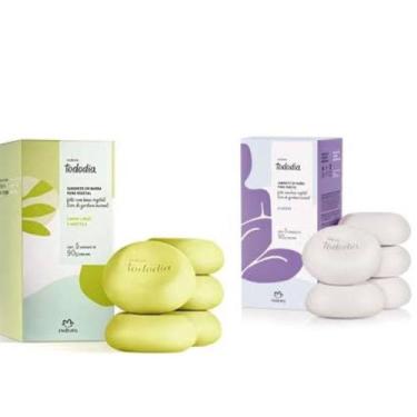 Imagem de Kit 2 Caixas de Sabonete Natura Todo dia 10 Unidades, Capim Limão e Ho