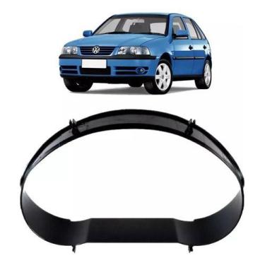 Imagem de Moldura Painel Velocímetro Gol G3 2000 2001 A 2005 Aro Preto - AQ