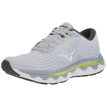 Imagem de Mizuno Tênis de corrida feminino Wave Horizon 6, Urze - branco, 10