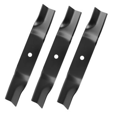 Imagem de IDEASURE Pacote com 3 lâminas de cortador de grama 942-04416 compatíveis com deck Cad de 137.2 cm, 742-04416 Lâminas de elevação alta compatíveis Cub Cad et M54 LX54 Z-Force Trator de gramado,