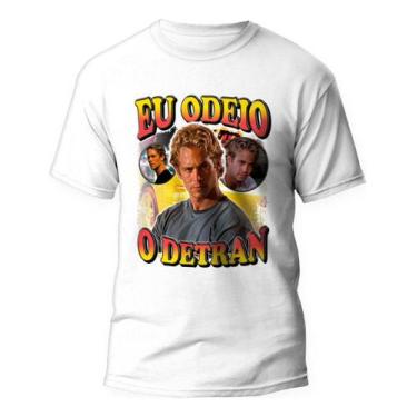 Imagem de Camiseta Meme Eu Odeio O Detran Paul Walker Algodão Premium - Kamiseta