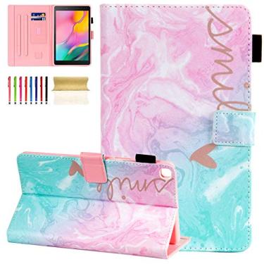 Imagem de Capa T290, Capa para Galaxy Tab A 8.0, Dteck PU Leather Folio Smart Cover Vários Ângulos de Visualização Suporte Capa Carteira para Samsung Galaxy Tab A 20.3 cm Modelo SM-T290/T295/T297 Versão 2019,