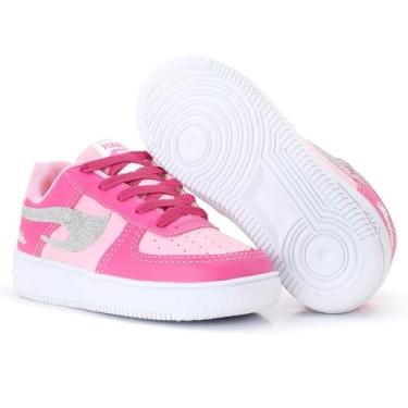 Imagem de Tenis Infantil Hart Star Masculino Feminino Calce Facil Tipo Leve (Multicolorido Pink BB, BR, Criança de 9 a 12 anos, Numérico, 26)