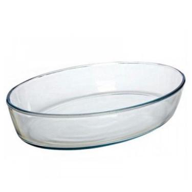 Imagem de Travessa de Vidro Temperado Oval Borossilicato 1,55L Ecos - ECOS