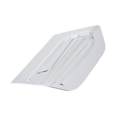 Imagem de Partuto Tampa de porta de tanque de combustível para Honda Fit 2021-2025 tampa de aba de enchimento de combustível tipo adesivo cromado prateado ABS