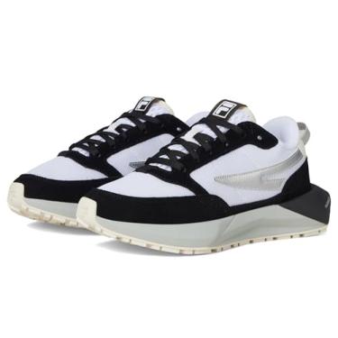 Imagem de Fila Tênis feminino Racer Energized, Branco/prata metálico/gardênia, 36