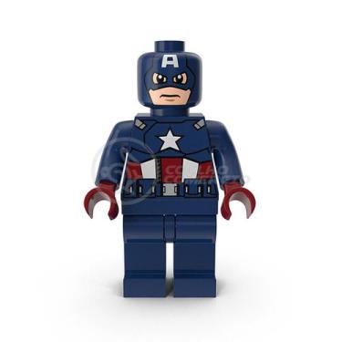 Imagem de Boneco Mini Avengers Compatível Com Lego - Captain America - Lebq