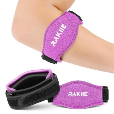 Imagem de Cinta de cotovelo Rakiie Golf Tennis para alívio da tendinite ajustáve