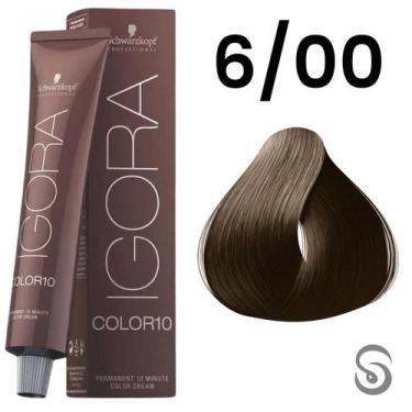 Imagem de Schwarzkopf Igora Color10 Coloração 10 6/00 Louro Escuro Natural Extra