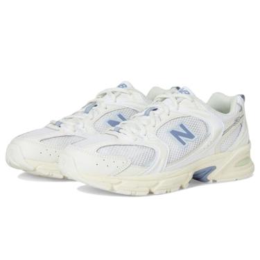 Imagem de New Balance Tênis masculino 530, Angora/Chuveiro crepúsculo/azul gelo, 8.5 Women/7 Men