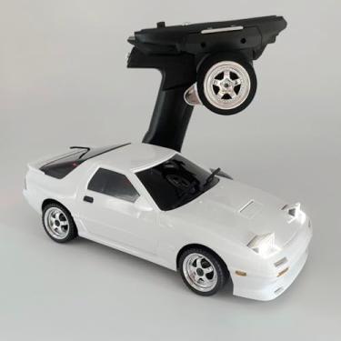 Imagem de 1/18 RC Drift Car with Gyro LDRC Drift Car RWD Hobby RC Car Drifting and Race with ESP Gyroscope Proportional Throttle Steering Metal Drive Shaft Independent Suspension Adult LD1802