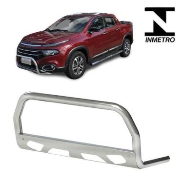 Imagem de Parachoque Quebra Mato Toro 2019 2020 2021 2022 Cromado Flex - CCF