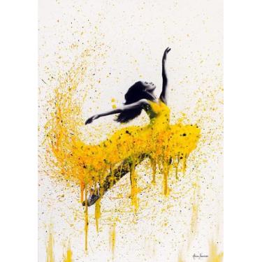 Imagem de Adesivo Decorativo de Parede Bailarina Saltando para quarto - Gaudesiv