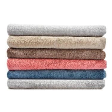 Imagem de Kit 12 Toalha de Microfibra Super Absorção 50x70 - Panosul