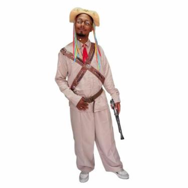 Imagem de Fantasia Cangaceiro Lampião Virgulino Adulto - Genérico, P