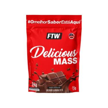 Imagem de Hipercalórico FTW Delicious Mass em Pó 3kg Chocolate, 3kg