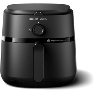 Imagem de Fritadeira Airfryer Série 1000 XL, Philips Walita, 6,2 litros, Tecnologia RapidAir, Preta, 2 anos de garantia, 110v - NA130/00