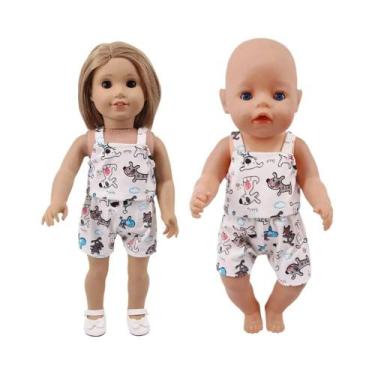 Imagem de Roupas De Boneca Fofa Vestido Uniforme Para Boneca De 43cm 18 Polegada