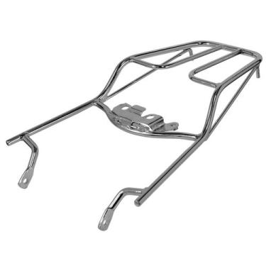 Imagem de Bagageiro Aço Maciço Pro Tork NXR Bros 125/150 2003 Até 2008, CROMADO,