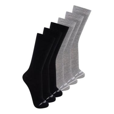 Imagem de Kit com 6 Pares de Meias Esportiva Cano Longo Speedo 8026 Colorido, Pr