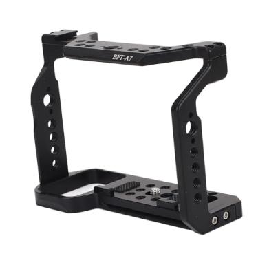 Imagem de Zerodis Gaiola de Câmera de Liga de Alumínio Com Recortes Precisos para A7 A7R2 A7R3 A7R5, Suporte de Sapatos Frios, Gaiola de Câmera Completa, DSLR