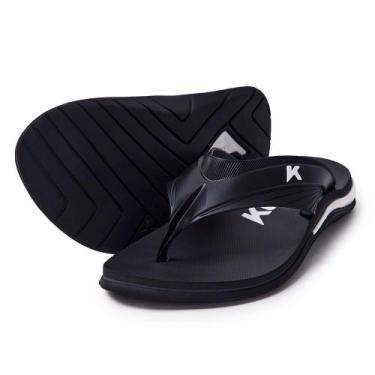 Imagem de Chinelo Kenner X-Level - Preto e Branco, 42