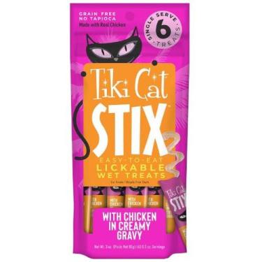 Imagem de Tiki cat stix frango ao molho 6 saches - COVETRUS