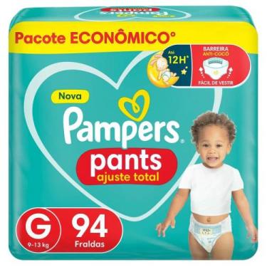 Imagem de Fralda Pampers Pants Ajuste Total Max G 94 Unidades, G, 94