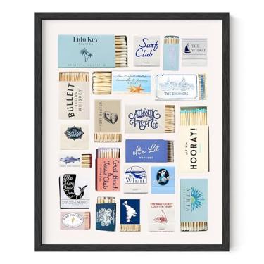 Imagem de HAUS AND HUES Coastal Matches 2 Impressão artística sem moldura, 20 x 25 cm