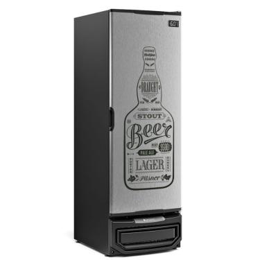 Imagem de Cervejeira Vertical GCB57GW Gelopar - Refrigerador de Bebidas 578 Litros Inox 220V