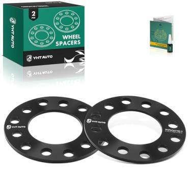 Imagem de YHTAUTO Espaçadores de roda de 6 x 120 mm/6 x 127 mm compatíveis com Chevrolet Blazer Colorado, Buick Rainier, Cadillac SRX, GMC Canyon, Isuzu Ascender, Saab 9-7x, furo central de 82,5 mm, 6 terminais