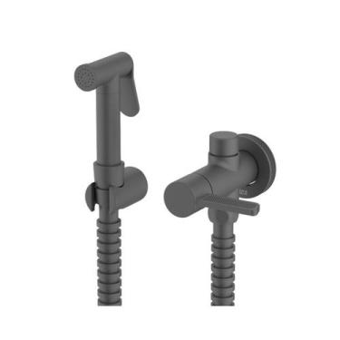 Imagem de Ducha Higiênica com Derivação Logic Roca Grafite Matte