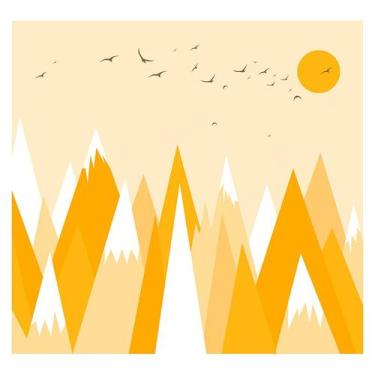 Imagem de Papel de Parede Adesivo Infantil Montanhas Bebe Quarto - 589pcp - Allo