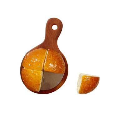 Imagem de Ímã de geladeira de pizza, ímã de geladeira de alimentos em miniatura 3D, mini tábua de corte de pizza quadro branco adesivos de geladeira para armário decoração de escritório em casa